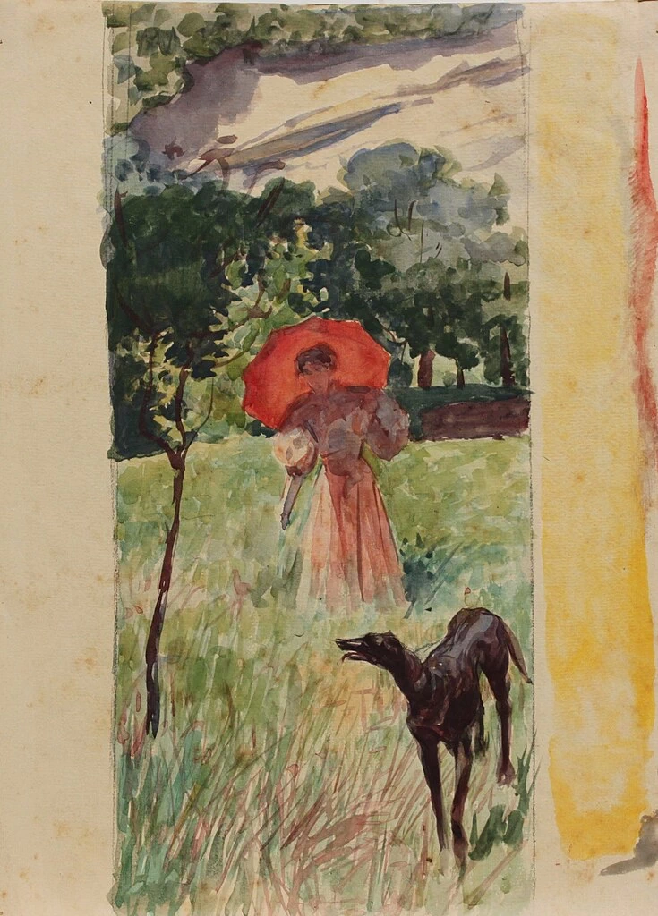 Studio per scena di campagna - Museo Nazionale di Belle Arti, Rio de Janeiro